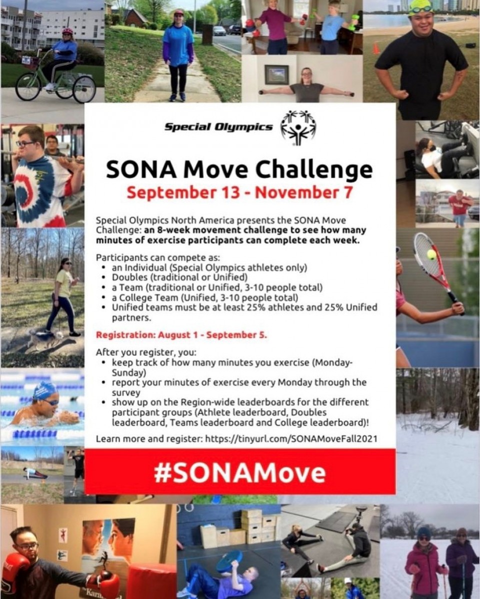 #SONAMove Fall 2021 Challenge!